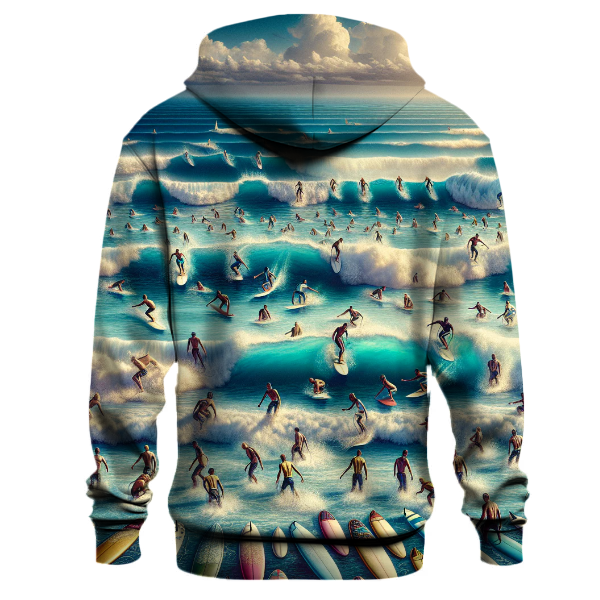 Surfing Coastal Adventure Hoodie