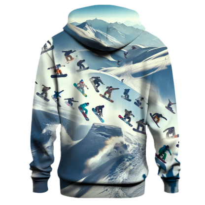 Snowboarding Alpine Thrill Hoodie