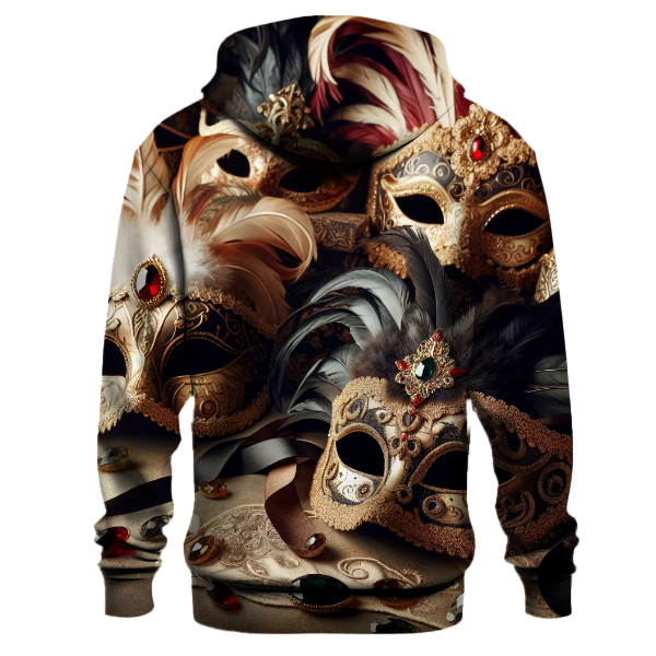 Elegant Masquerade Mystery Hoodie