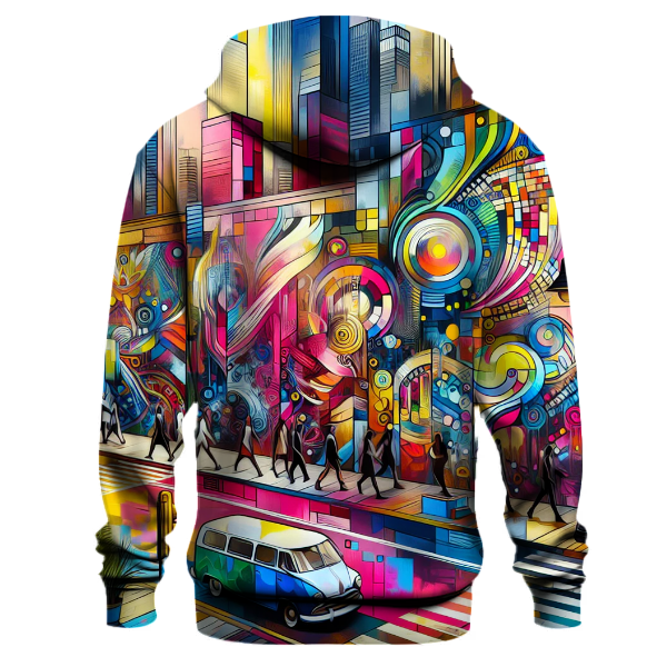 Vibrant Urban Art Hoodie