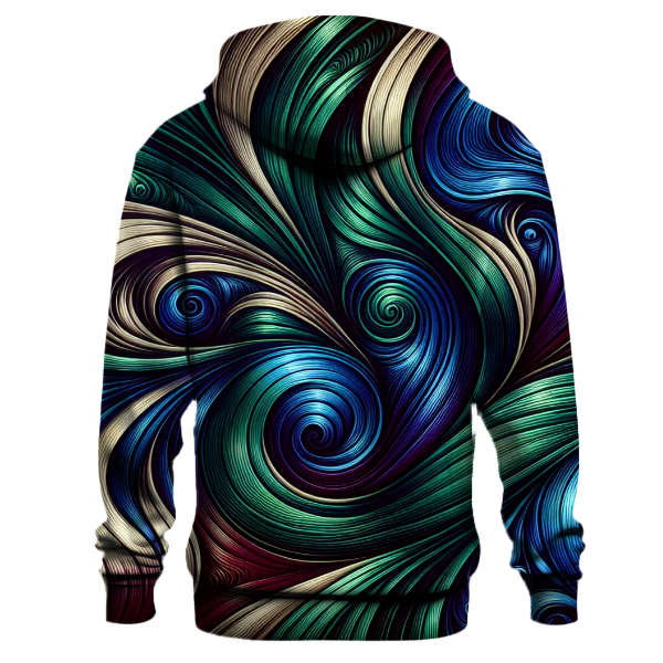 Retro Swirl Synthesis Hoodie