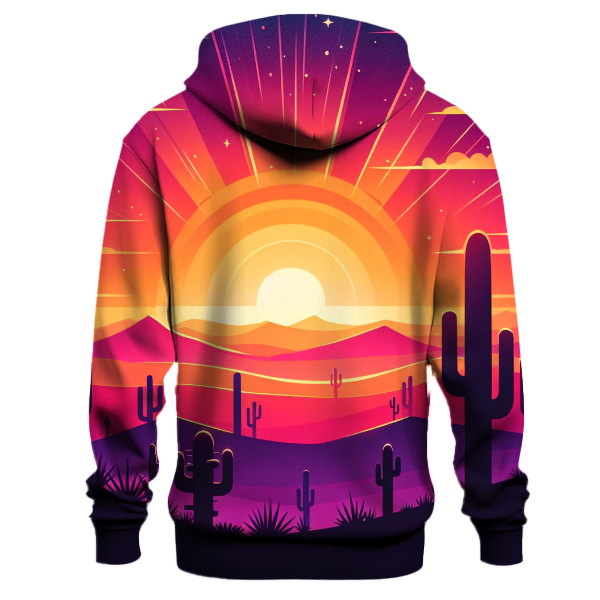 Serene Desert Sunset Hoodie