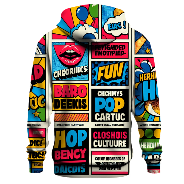 Vintage Pop Art Vibe Hoodie