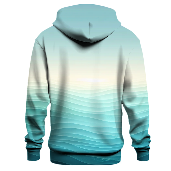 Serene Lake Gradient Hoodie