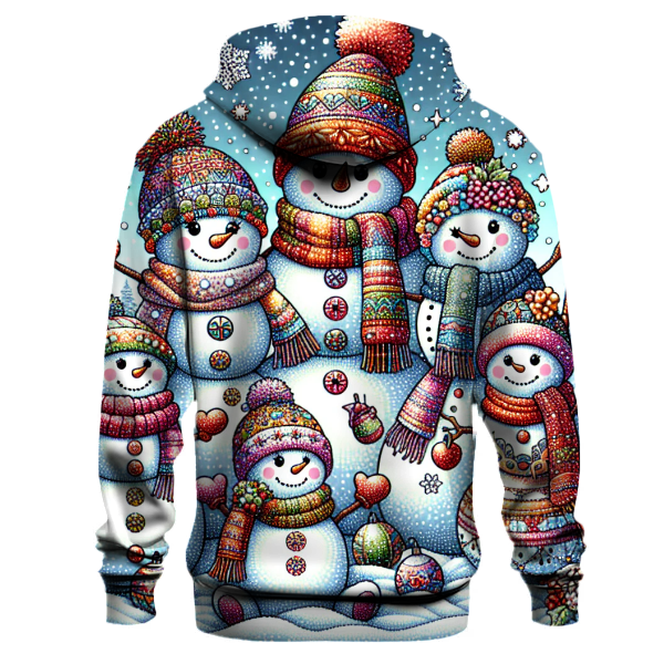 Cute Snowman Family Hoodie