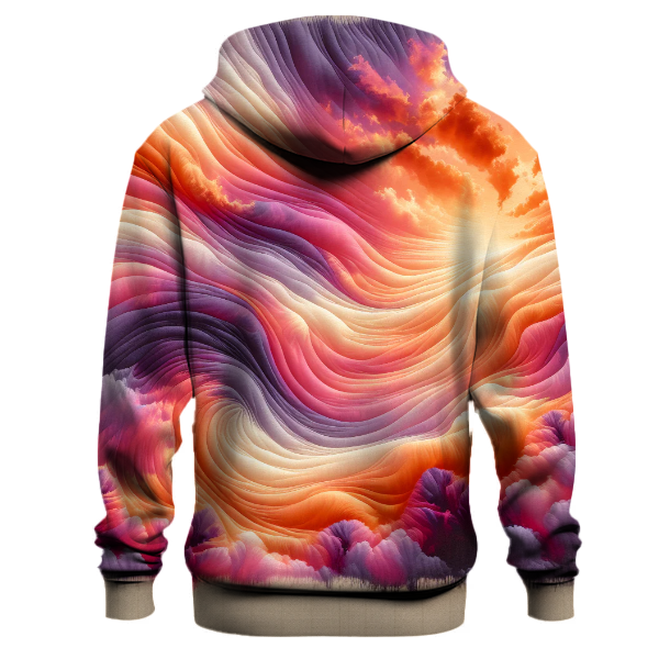 Sunset Mirage Tie-Dye Design Hoodie