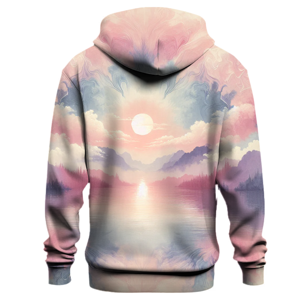 Pink Sunrise Reflection Hoodie