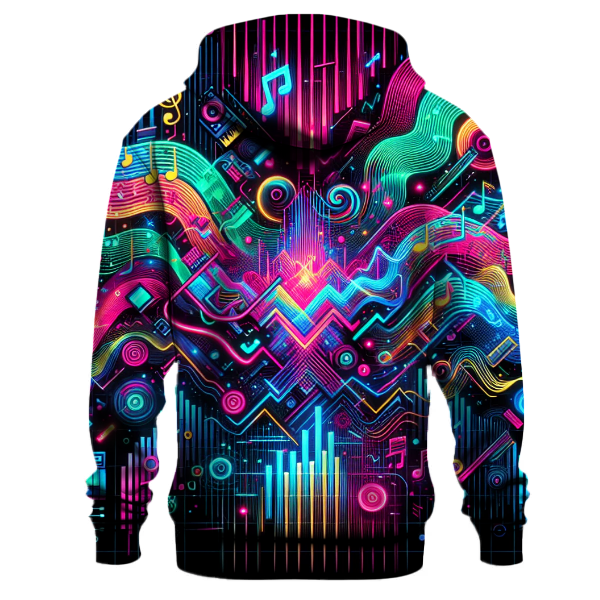 Neon Synth Hoodie