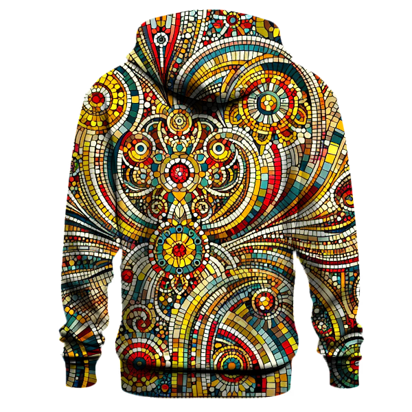 Groovy Flower Mosaic Hoodie