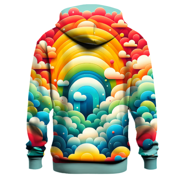 Bright Rainbow Fade Hoodie