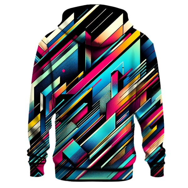 Neon Edge Design Hoodie