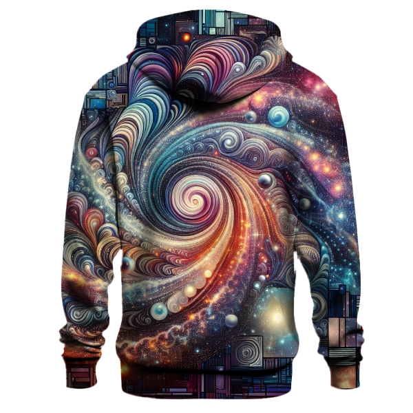 Galactic Wave Distortion Hoodie