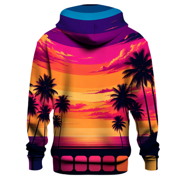 Groovy Sunset Silhouette Hoodie