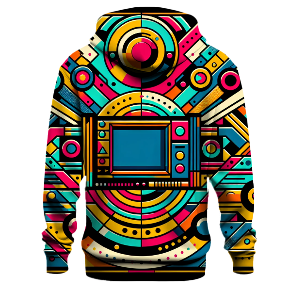 Funky Geometric Party Hoodie