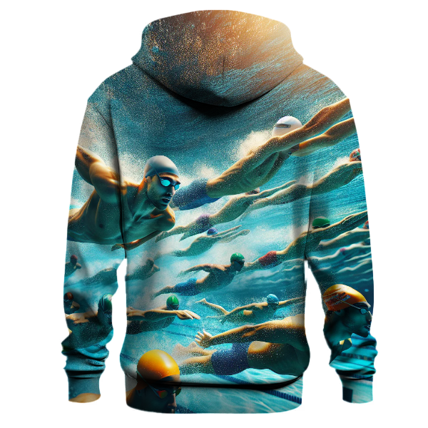 Swimming - Waves of Victory Hoodie