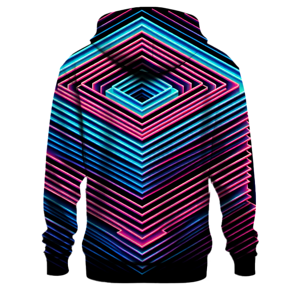 Neon Grid Escape Hoodie