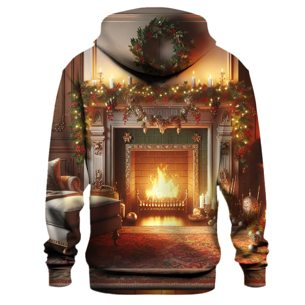 Festive Fireplace Cozy Hoodie