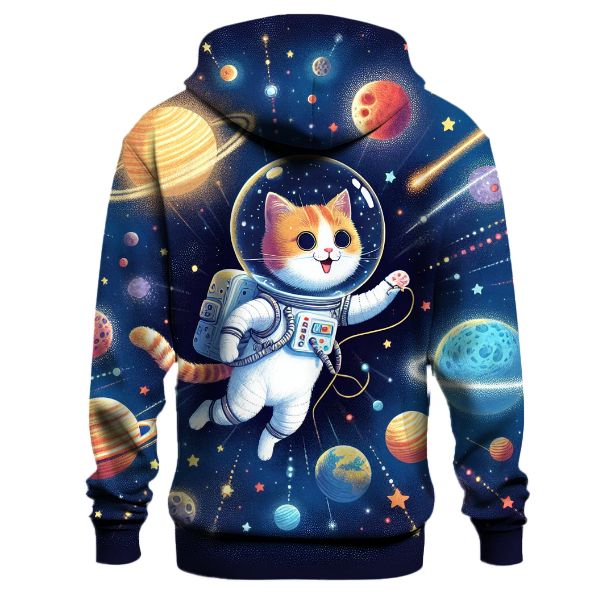 Cosmic Cat Odyssey Hoodie