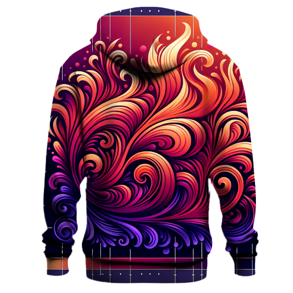Mystical Ember Drift Hoodie