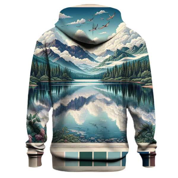 Tranquil Lake Reflections Hoodie