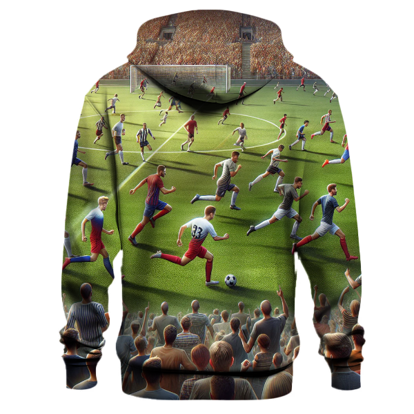 Athletic Soccer Action Hoodie