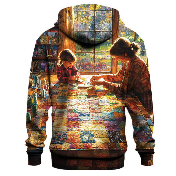 The Quilt of Memories A Mothers Stitched Love Hoodie