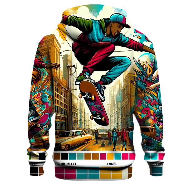 Explosive Skateboarding Energy Hoodie