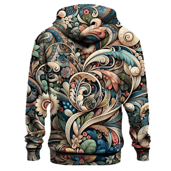 Eclectic Floral Patterns Hoodie