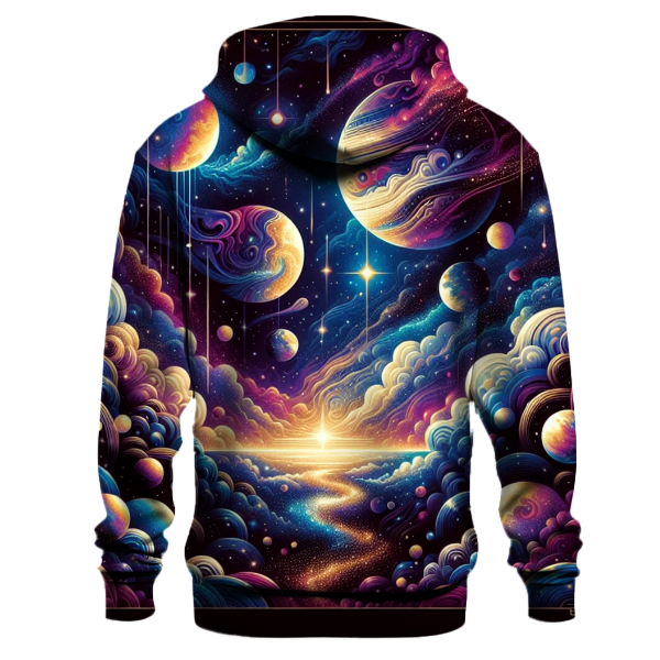 Cosmic Journey Through Stars Hoodie