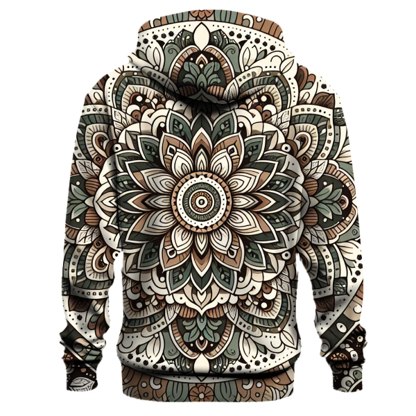 Earthy Mandala Serenity Hoodie