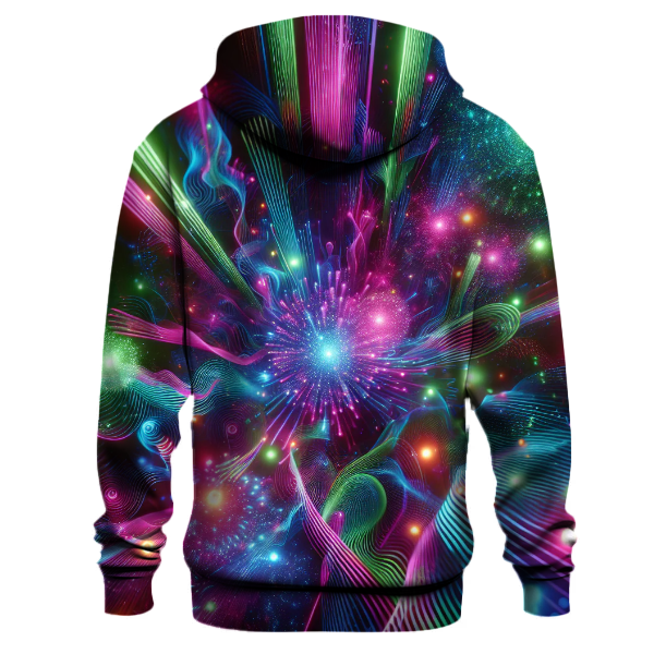 Neon Rhythm Escape Hoodie