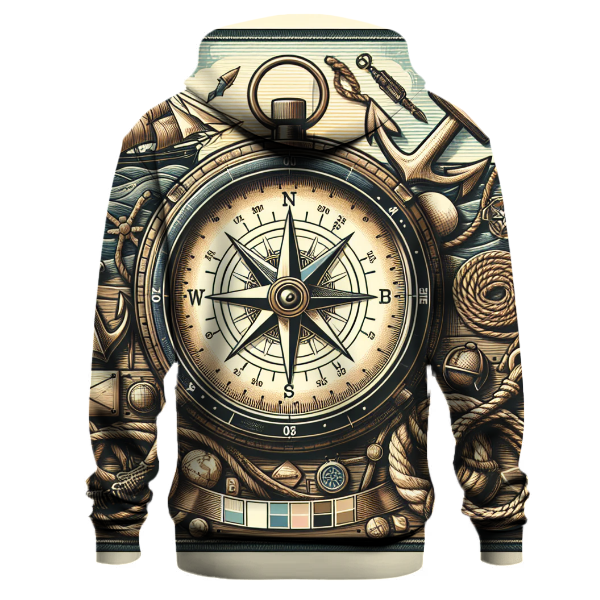 Nautical Compass Journey Hoodie