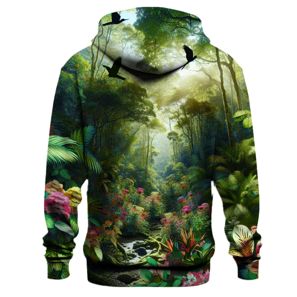 Abstract Jungle Escape Hoodie