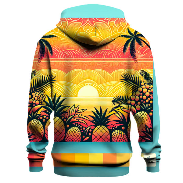 Pineapple Sunset Gradient Hoodie