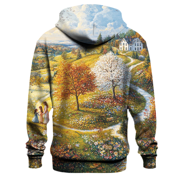 The Embrace of Seasons A Mothers Love Through Life's Changes Hoodie