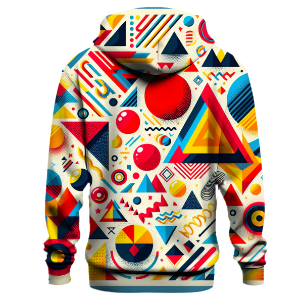 Bold 80s Geometry Hoodie