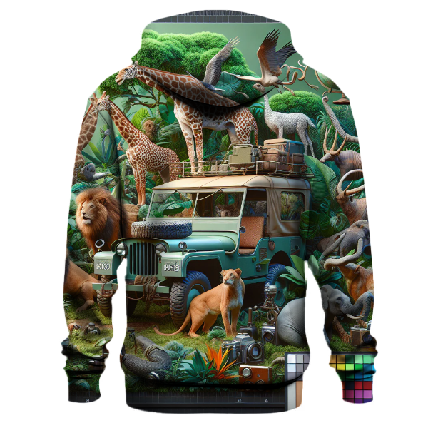 Retro Jungle Safari Hoodie