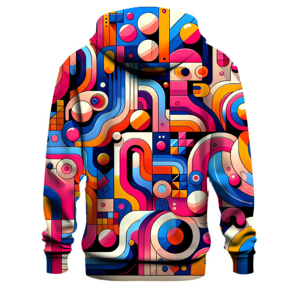 Colorful Abstract Shapes Hoodie
