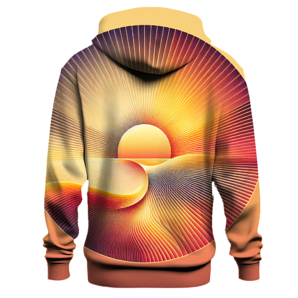 Peach Sunrise Ombre Hoodie