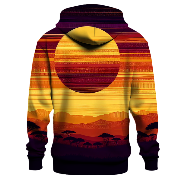 Sunset Safari Silhouette Hoodie