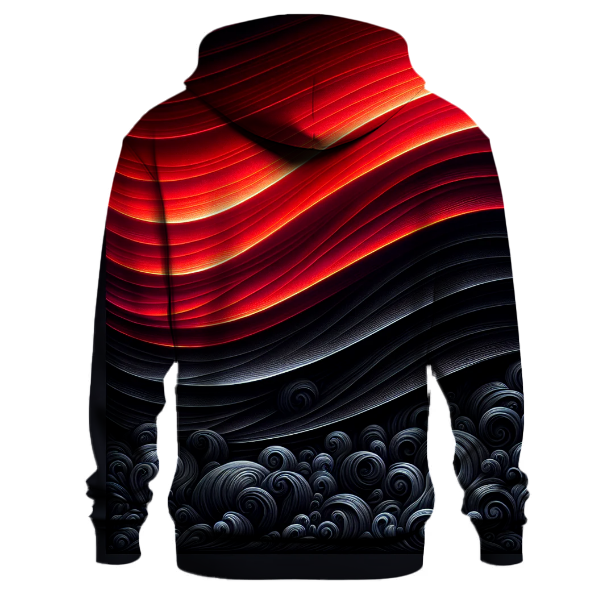Fiery Lava Gradient Hoodie