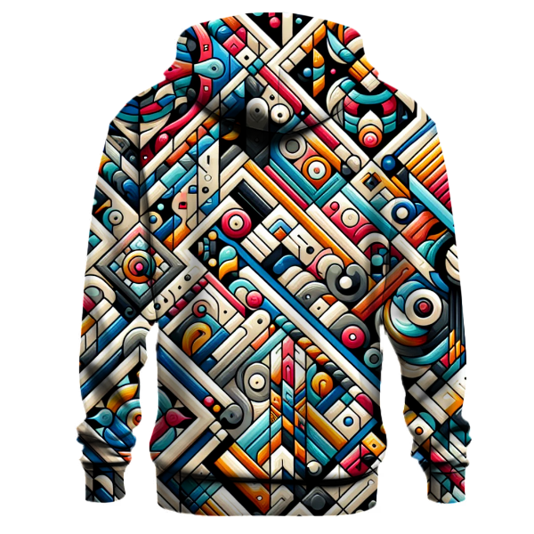 Vivid Mosaic Patterns Hoodie