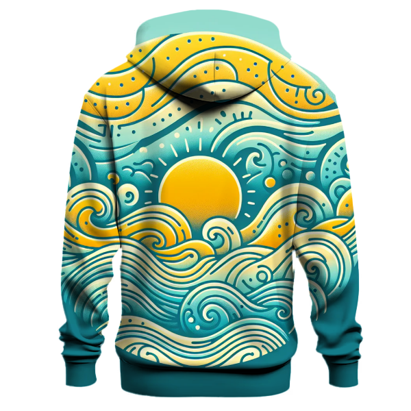 Sunshine Wave Fusion Hoodie