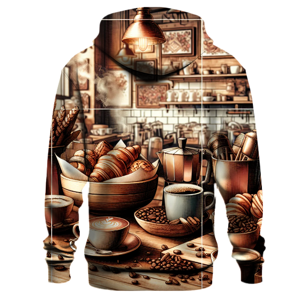 Charming Coffee Shop Vibes Hoodie