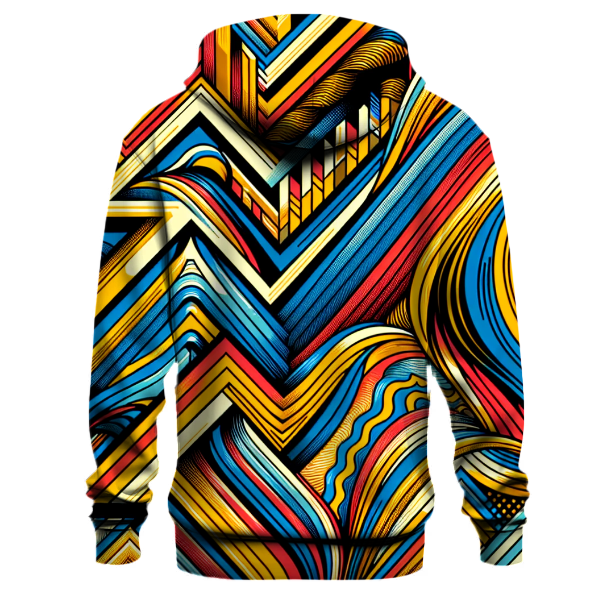 Groovy Zigzag Vibes Hoodie
