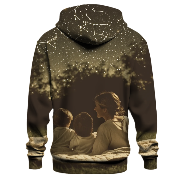 Starry Nights Stargazing and Dreaming Together Hoodie
