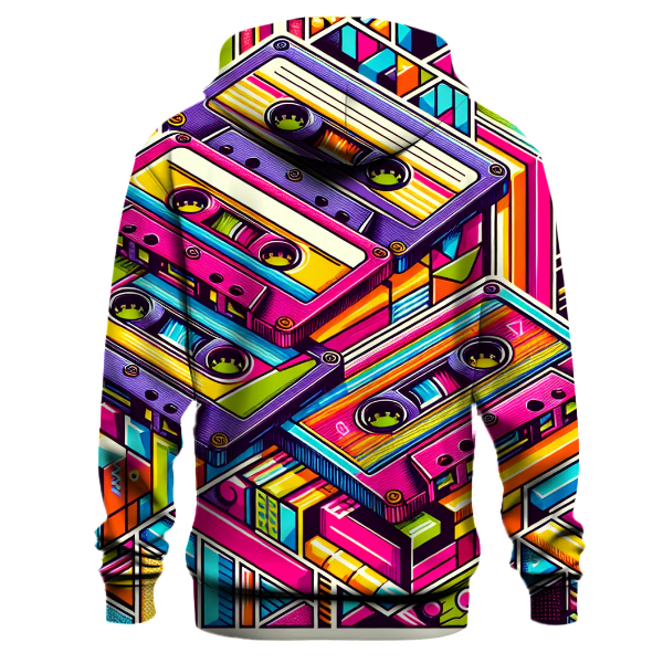 Cassette Vibes Design Hoodie
