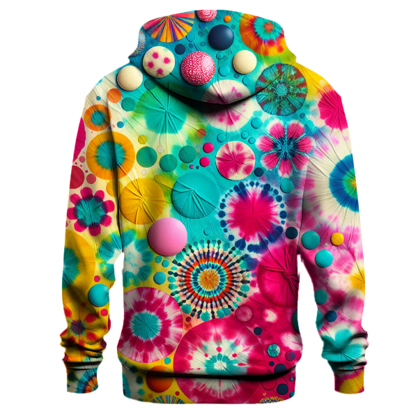 Flamingo Paradise Tie-dye Design Hoodie