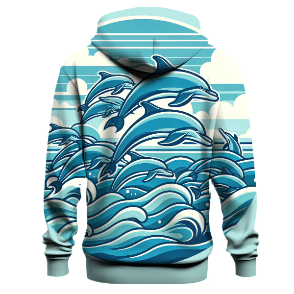 Diving Dolphins Hoodie