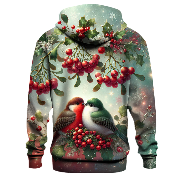 Festive Mistletoe Kisses Hoodie